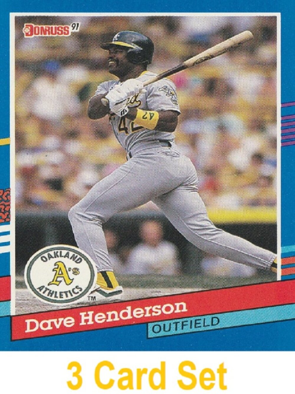 Dave Henderson Baseball Card Collection
